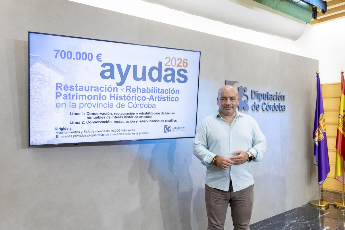 Imagen La Diputaci贸n de C贸rdoba destina hasta un mill贸n de euros a la conservaci贸n del patrimonio municipal y castillos